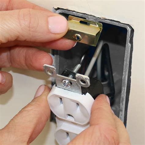 ace hardware airtight electrical boxes|electrical outlet box repair clips.